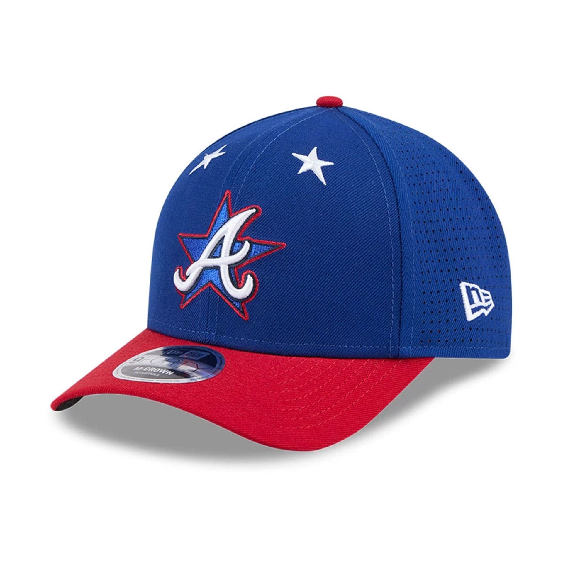 This is a Atlanta Braves MLB 2025 All Star Game Blue 9FORTY M-Crown Adjustable Cap 4