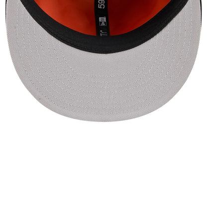 This is a New York Yankees MLB X Alpha Black 59FIFTY Fitted Cap 2