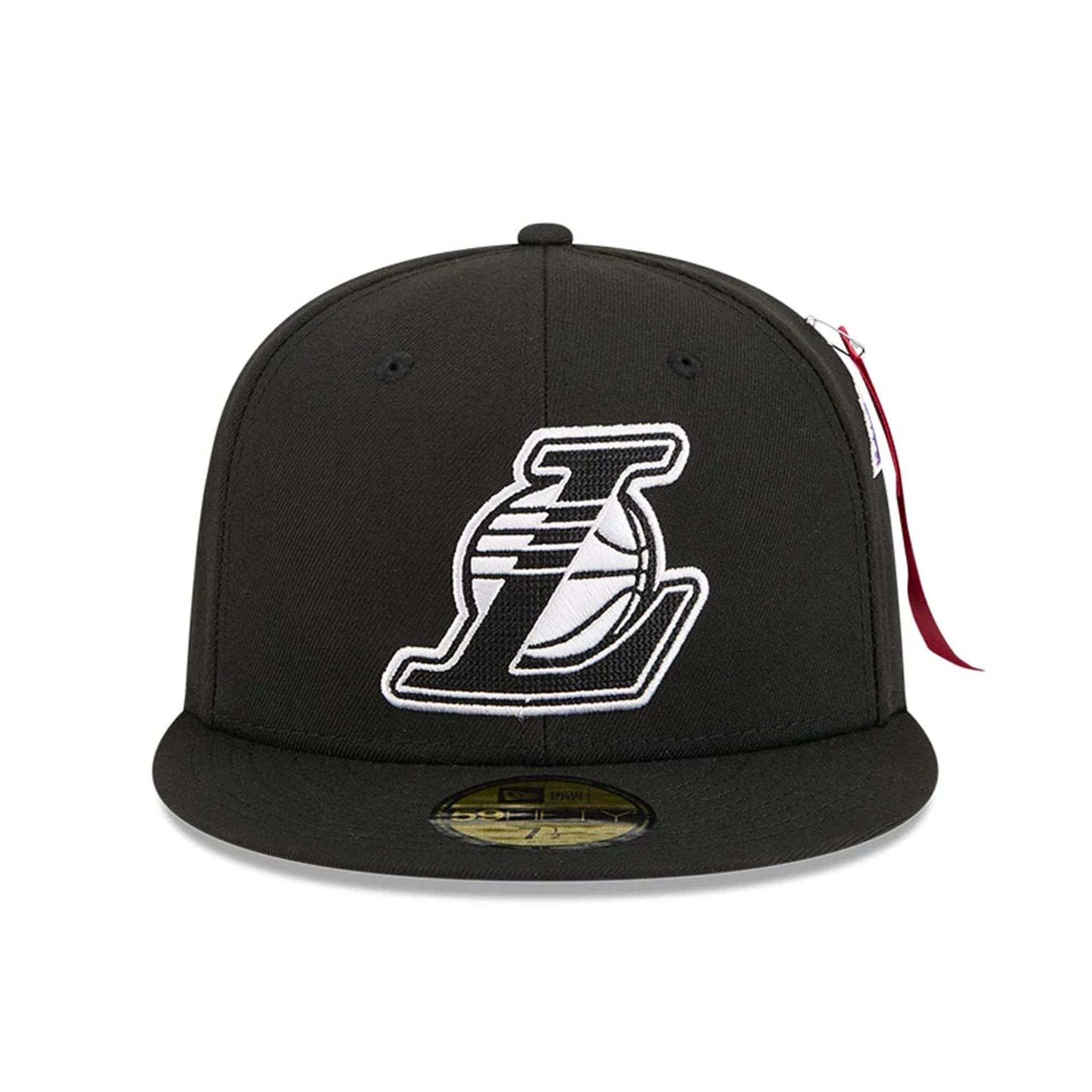 This is a LA Lakers NBA x Alpha Black 59FIFTY Fitted Cap 3