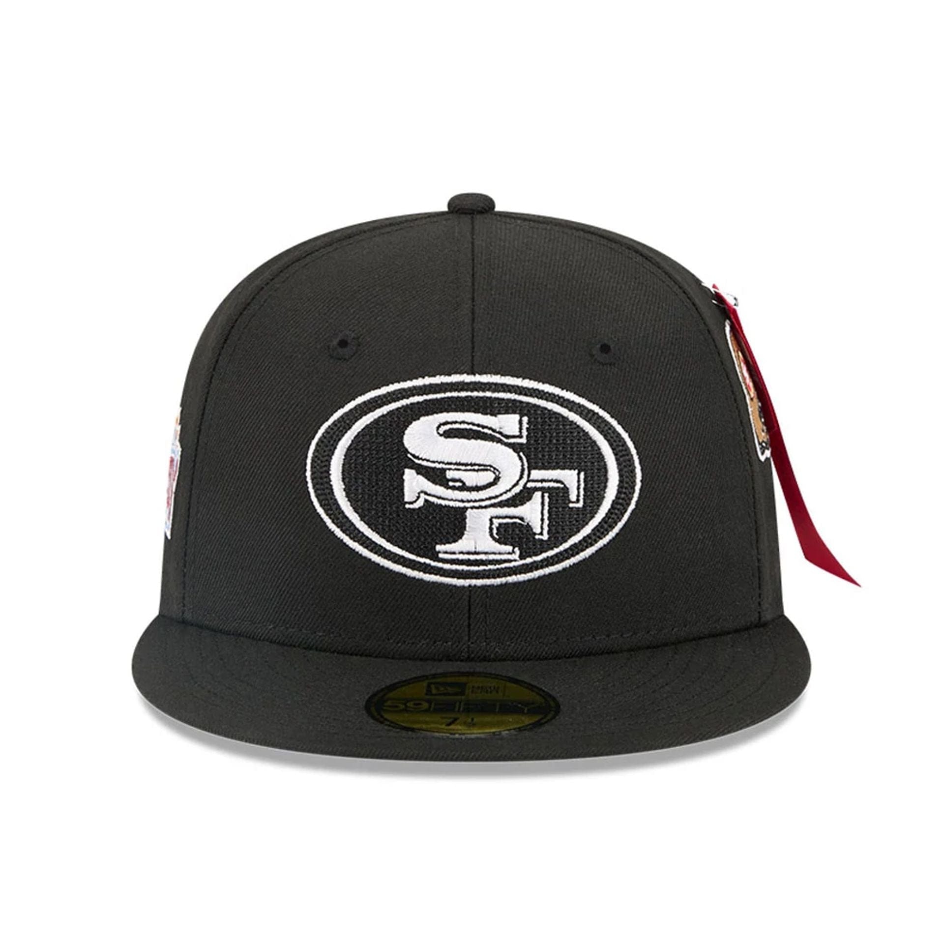 This is a San Francisco 49ers NFL x Alpha Black 59FIFTY Fitted Cap 3