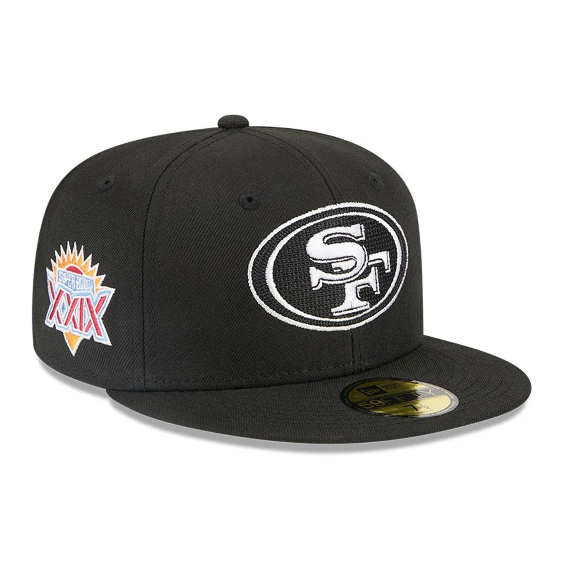 This is a San Francisco 49ers NFL x Alpha Black 59FIFTY Fitted Cap 4