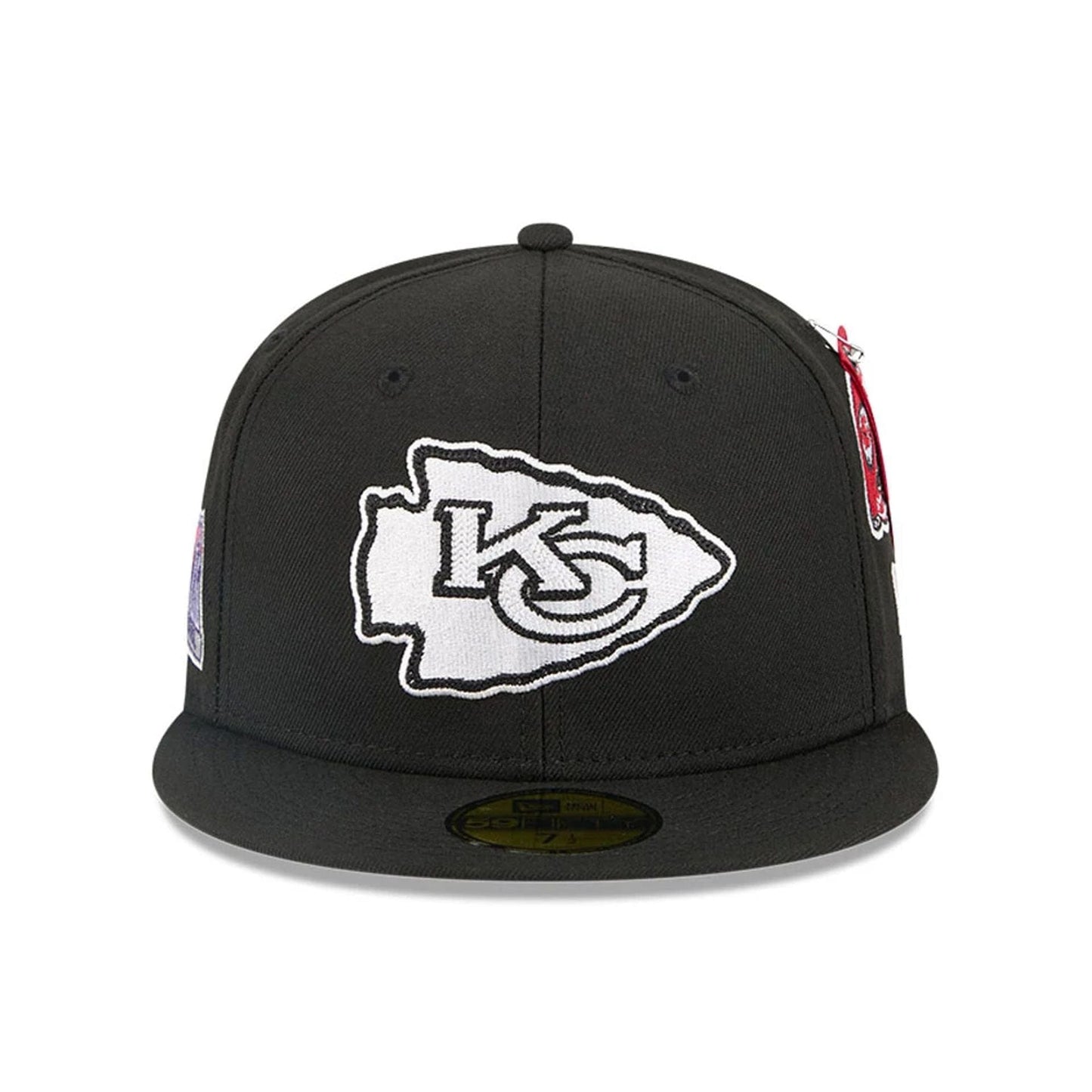 This is a Kansas City Chiefs NFL x Alpha Black 59FIFTY Fitted Cap 3