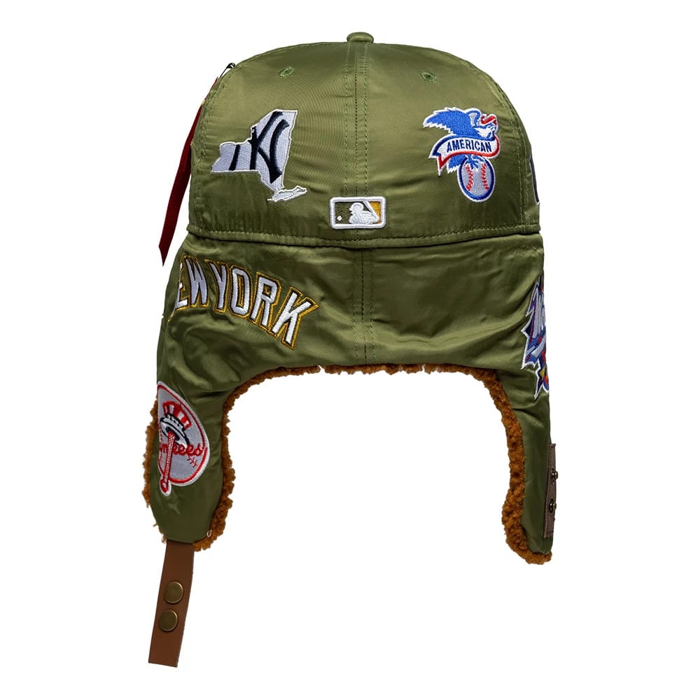 This is a New York Yankees MLB X Alpha Open Green Dogear 59FIFTY Fitted Cap 11