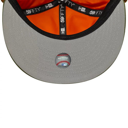 This is a New York Yankees MLB X Alpha Open Green Dogear 59FIFTY Fitted Cap 2