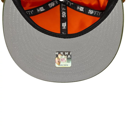 This is a Las Vegas Raiders NFL x Alpha Green Dogear 59FIFTY Fitted Cap 2
