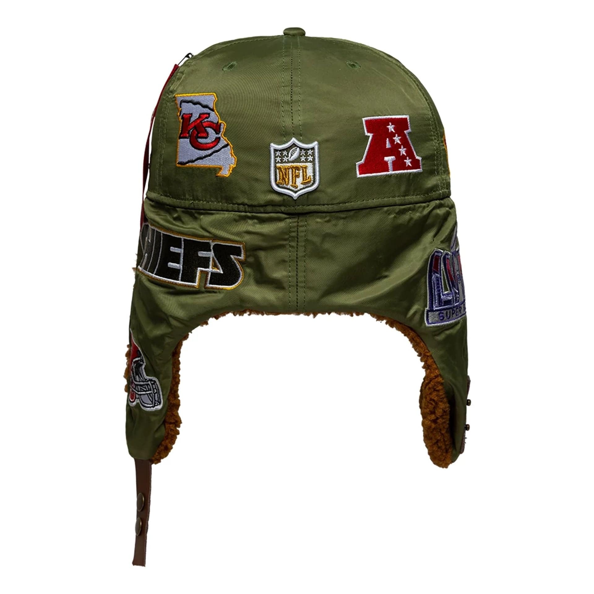 NFL x Alpha Kansas City Chiefs Green Dogear 59FIFTY Fitted Cap