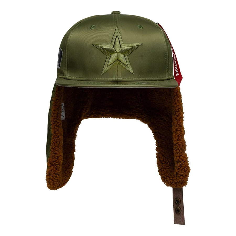 This is a Dallas Cowboys NFL x Alpha Green Dogear 59FIFTY Fitted Cap 9