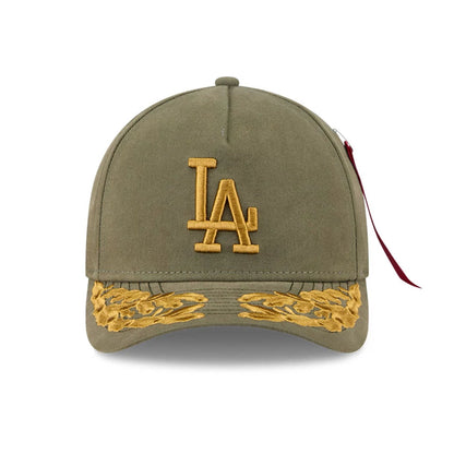 This is a LA Dodgers MLB X Alpha Open Green 9FORTY M-Crown A-Frame Adjustable Cap 3