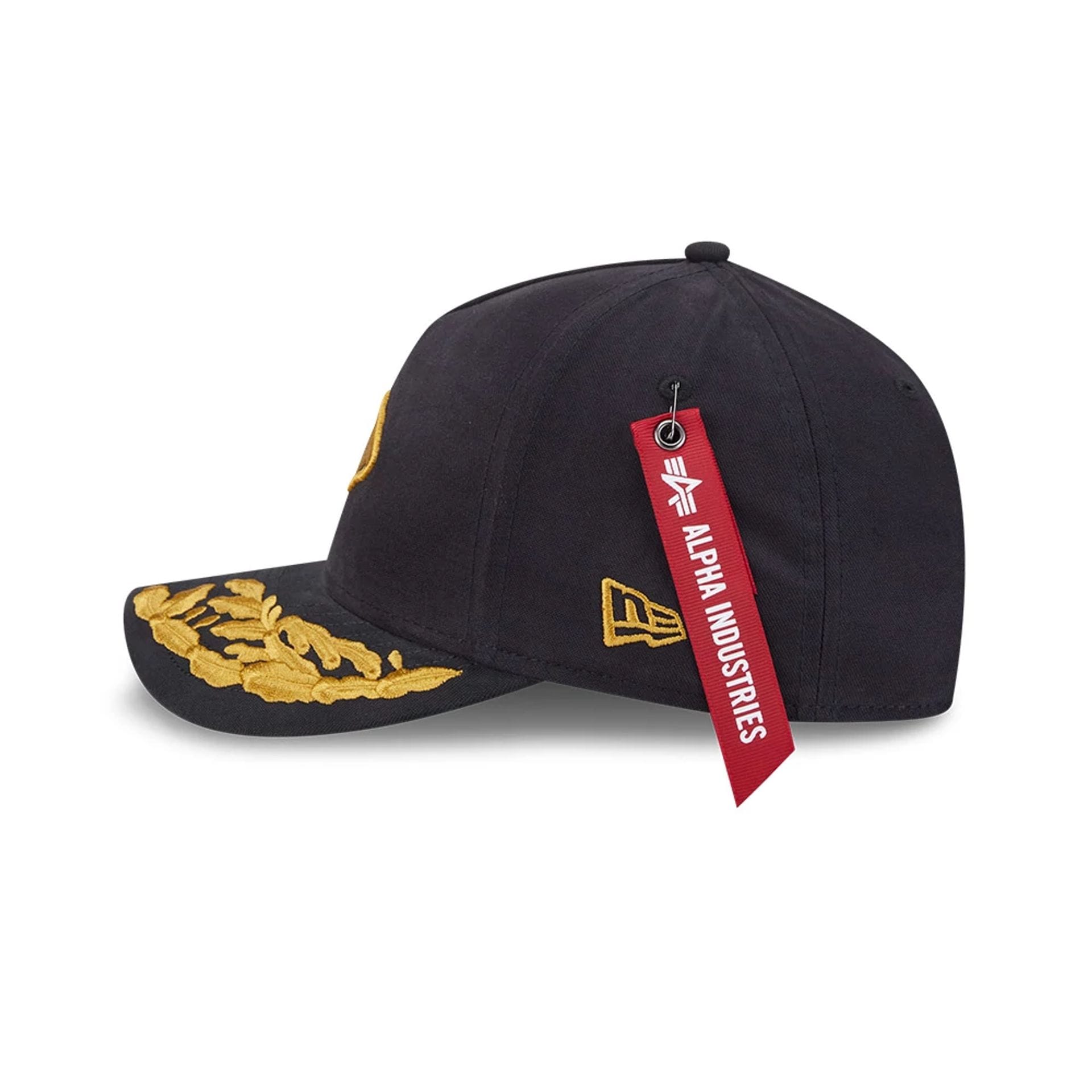 This is a Kansas City Chiefs NFL x Alpha Black 9FORTY M-Crown A-Frame Adjustable Cap 5