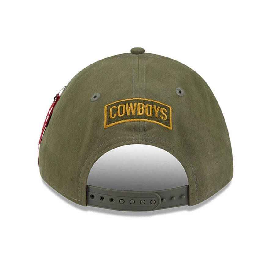 This is a Dallas Cowboys NFL x Alpha Dark Green 9FORTY M-Crown A-Frame Adjustable Cap 7