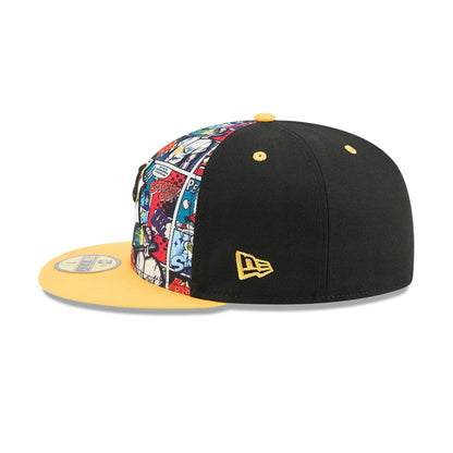 This is a Pittsburgh Pirates 2025 MLB Diamond Hero Edition Black 59FIFTY Fitted Cap 5