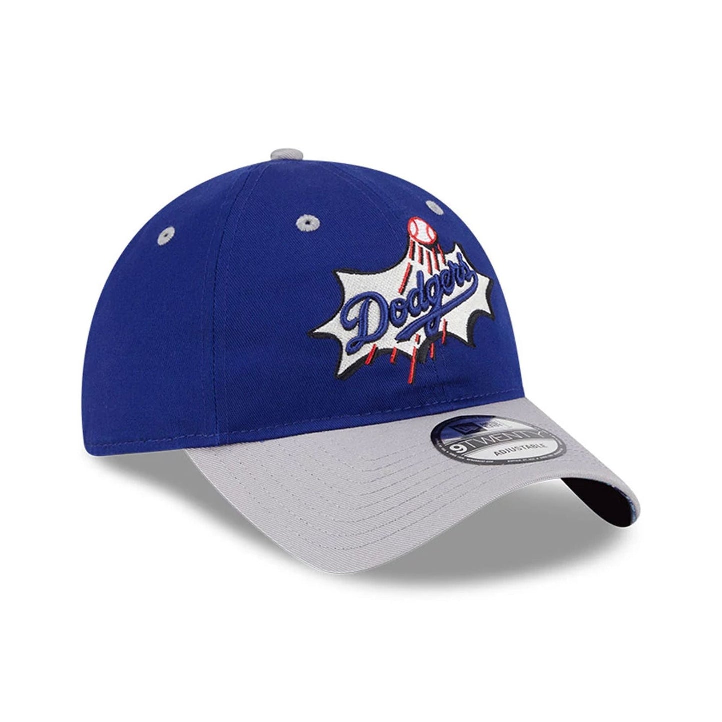 This is a LA Dodgers 2025 MLB Diamond Hero Edition Dark Blue 9TWENTY Adjustable Cap 4