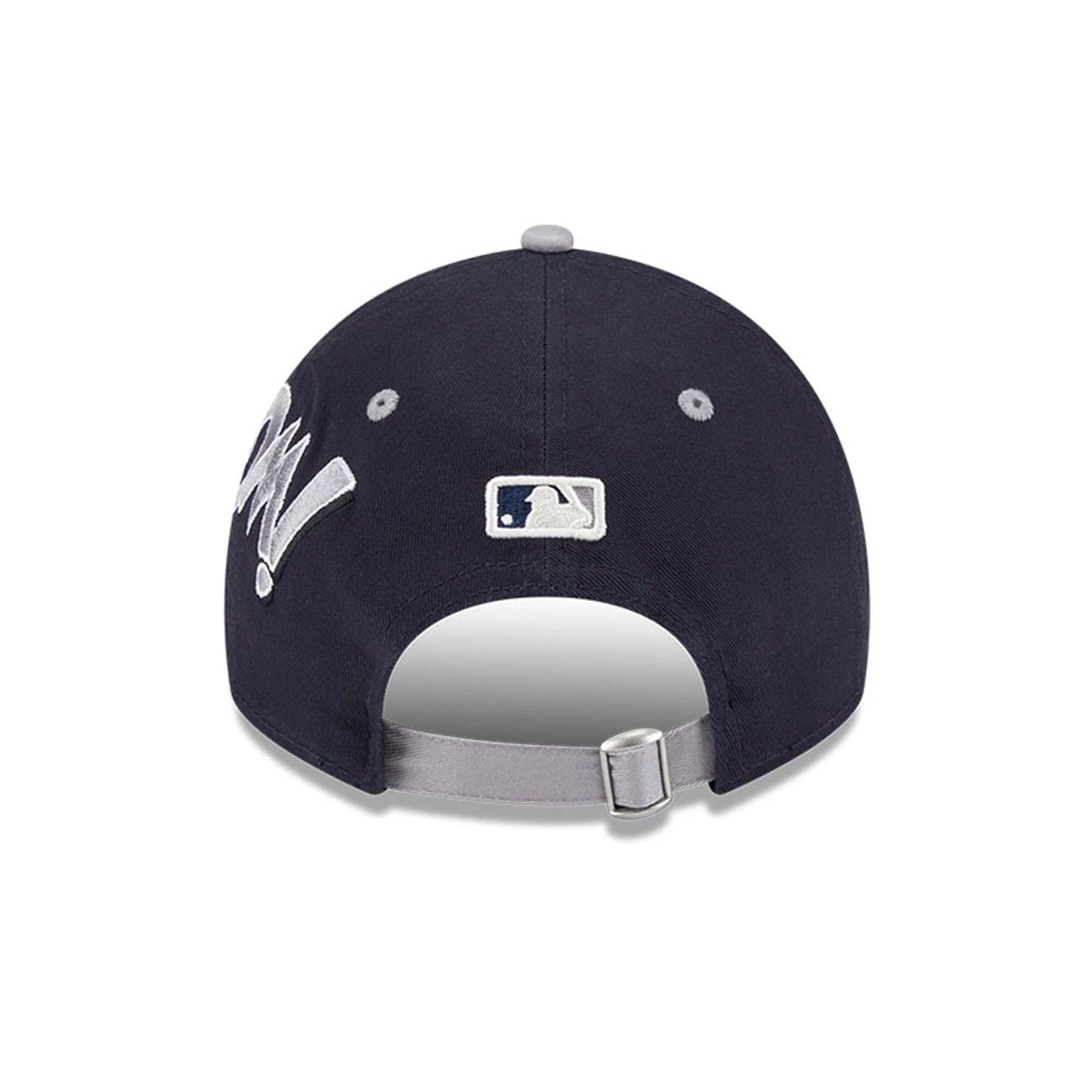 This is a New York Yankees 2025 MLB Diamond Hero Edition Navy 9TWENTY Adjustable Cap 7