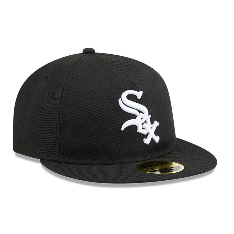 This is a Chicago White Sox MLB Easy Black Retro Crown 59FIFTY Fitted Cap 4