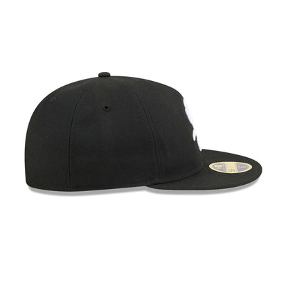 This is a Chicago White Sox MLB Easy Black Retro Crown 59FIFTY Fitted Cap 6