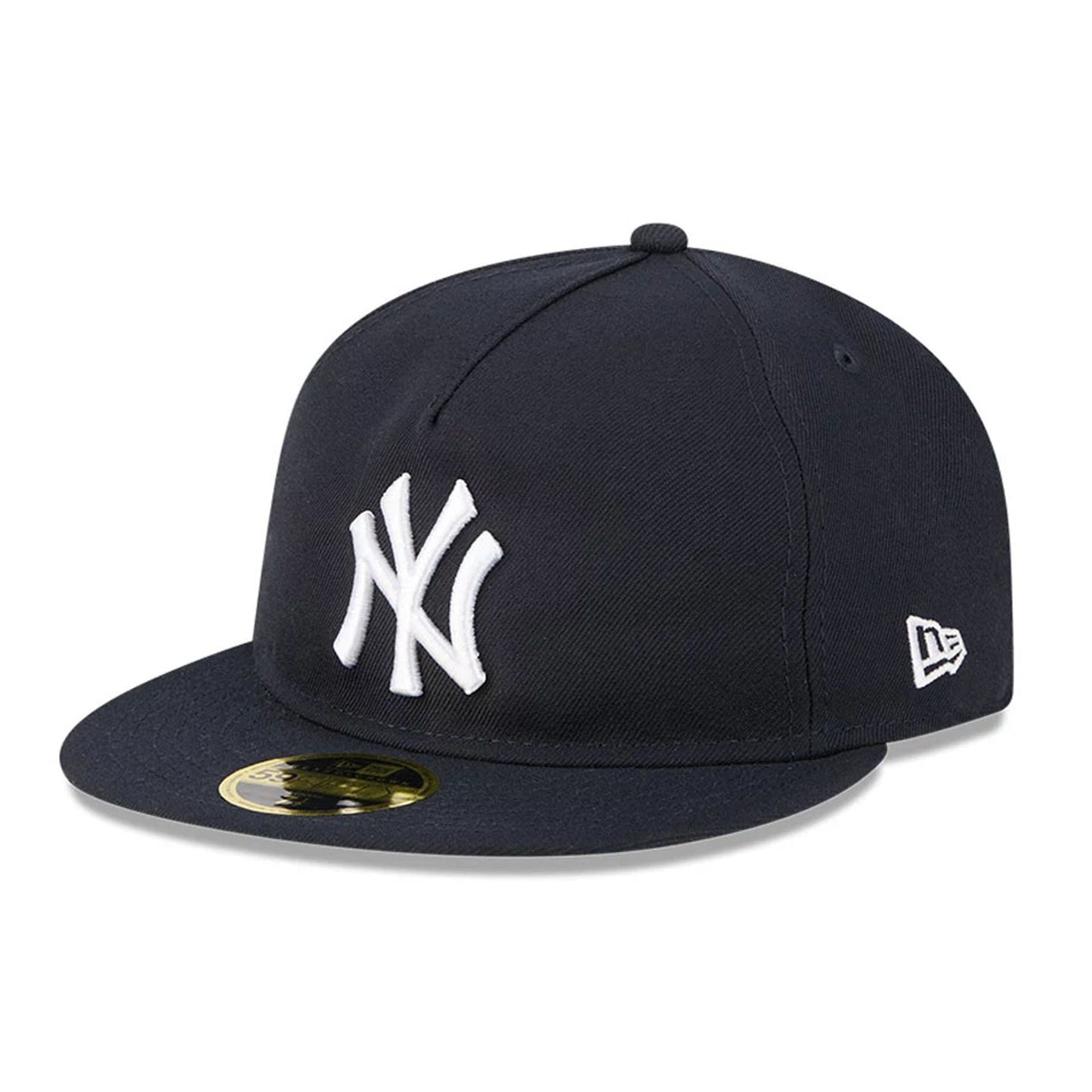 This is a New York Yankees MLB Easy Navy Retro Crown 59FIFTY Fitted Cap 1