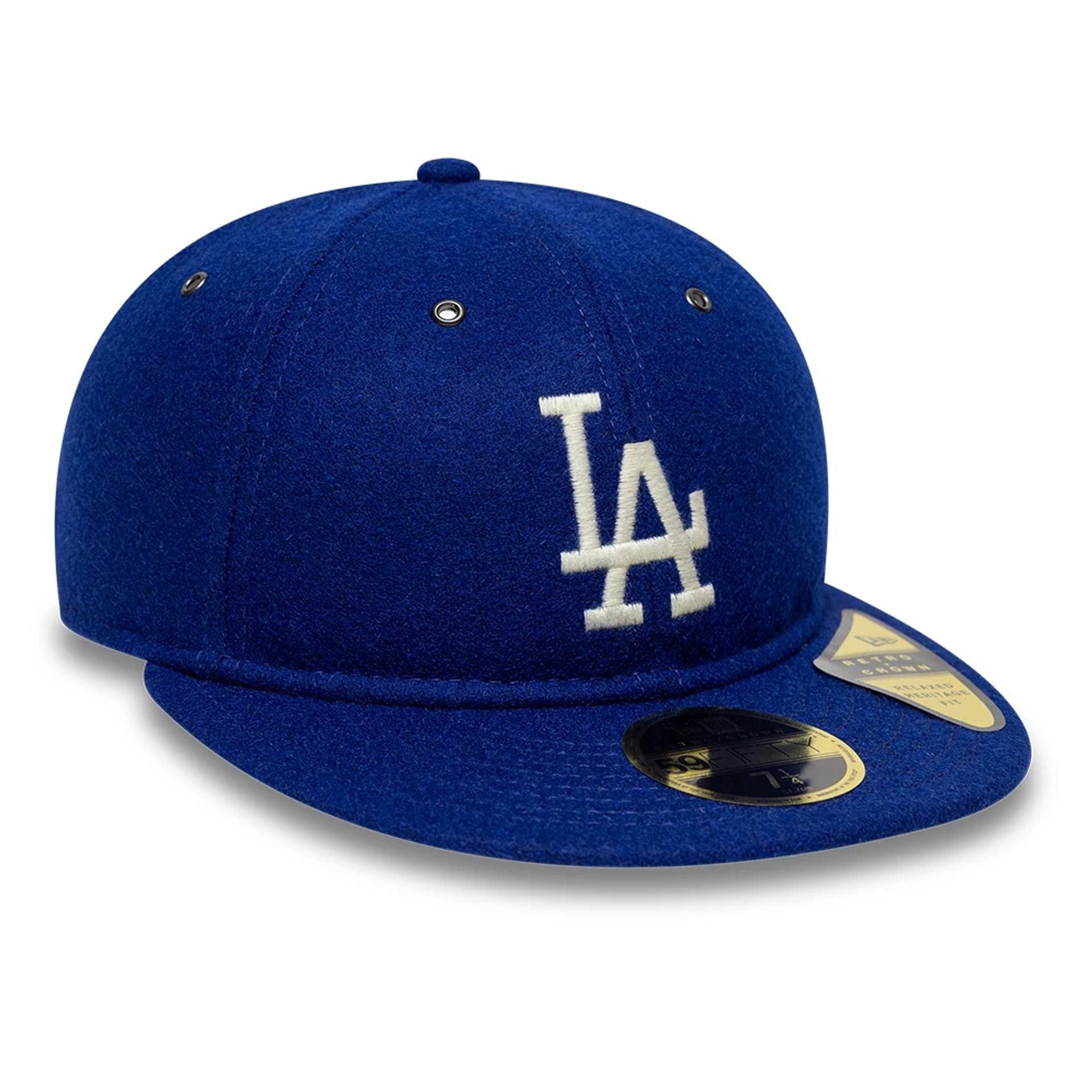 This is a LA Dodgers MLB Wool Dark Blue Retro Crown 59FIFTY Fitted Cap 4