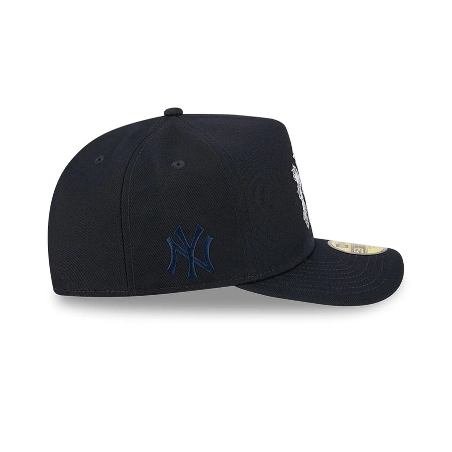 This is a New York Yankees MLB Wired Navy 59FIFTY A-Frame Fitted Cap 6