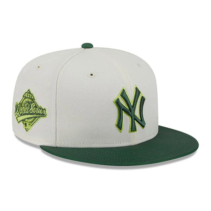 This is a New York Yankees MLB Colour Develop White 59FIFTY Fitted Cap 8