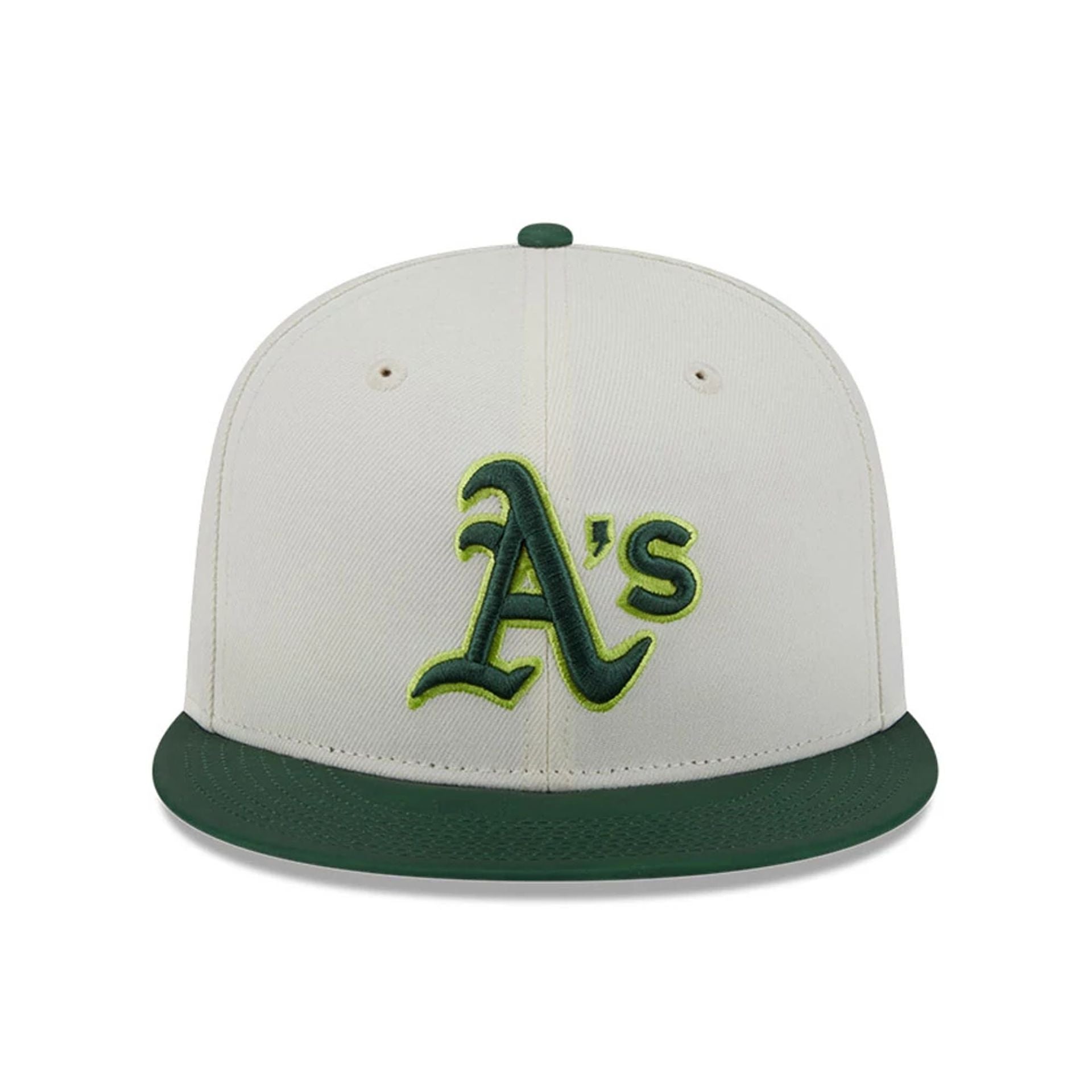 This is a Oakland Athletics MLB Colour Develop White 59FIFTY Fitted Cap 3