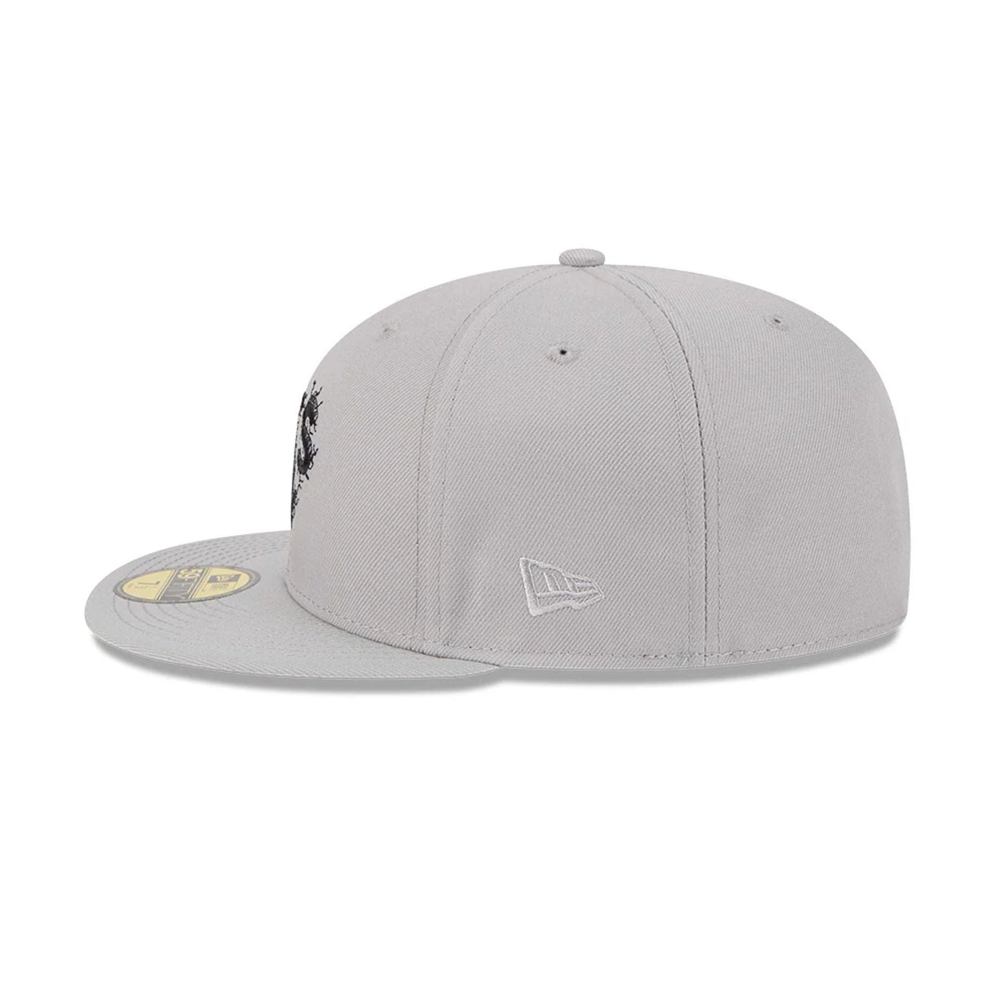 This is a Oakland Athletics MLB Cracked Grey 59FIFTY Fitted Cap 5