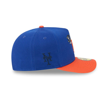 Pictured is this MLB Cartoon New York Mets 59FIFTY A-Frame Fitted cap in blue. 5