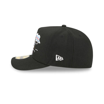 This is a Chicago White Sox MLB Cartoon Black 59FIFTY A-Frame Fitted Cap 6