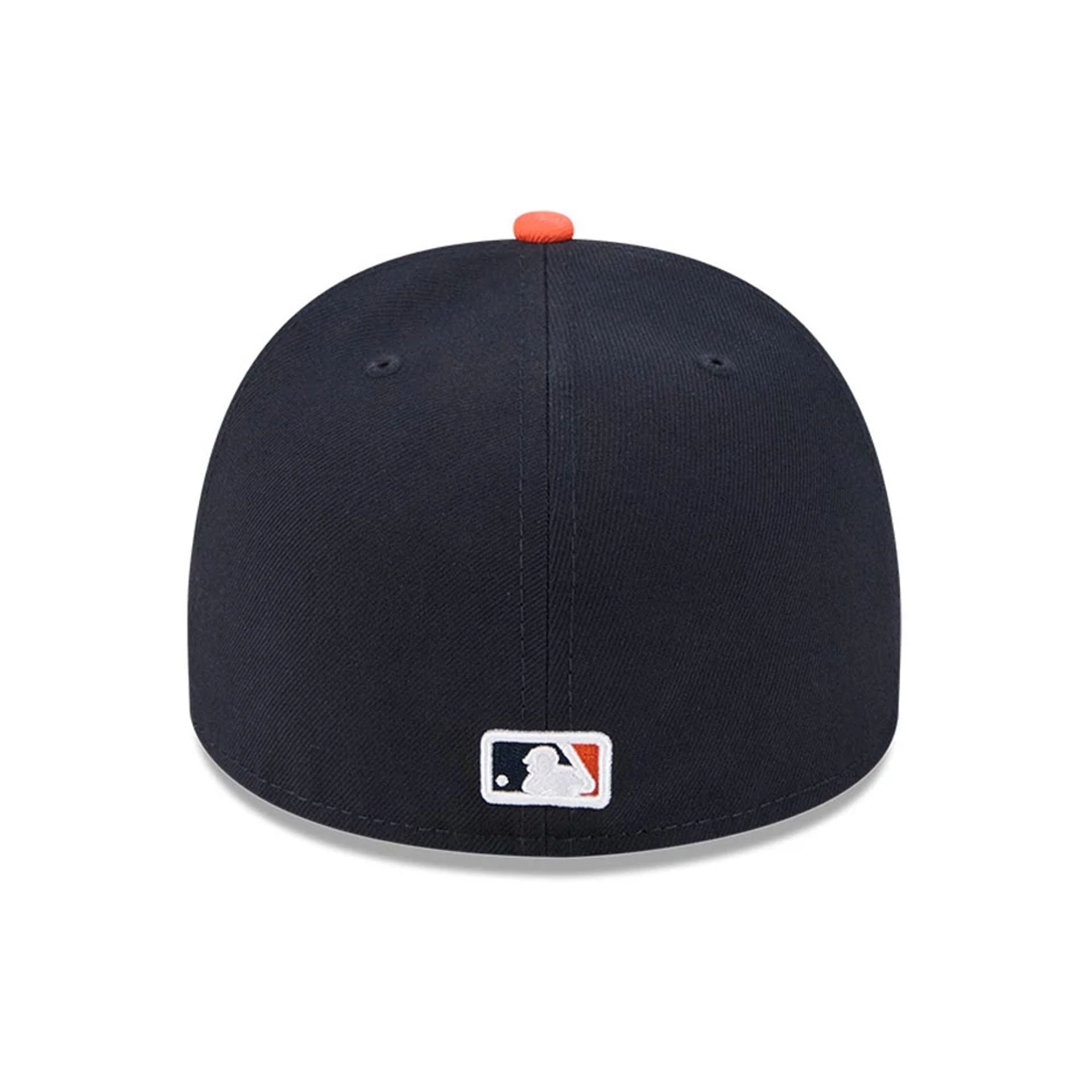 Pictured is this MLB Cartoon Houston Astros 59FIFTY A-Frame Fitted cap in navy. 7