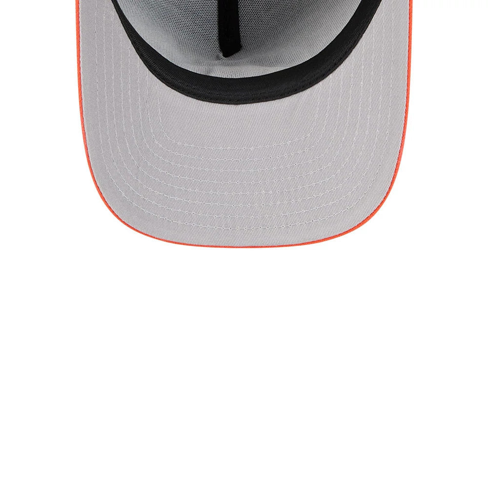 Pictured is this MLB Cartoon Houston Astros 59FIFTY A-Frame Fitted cap in navy. 2