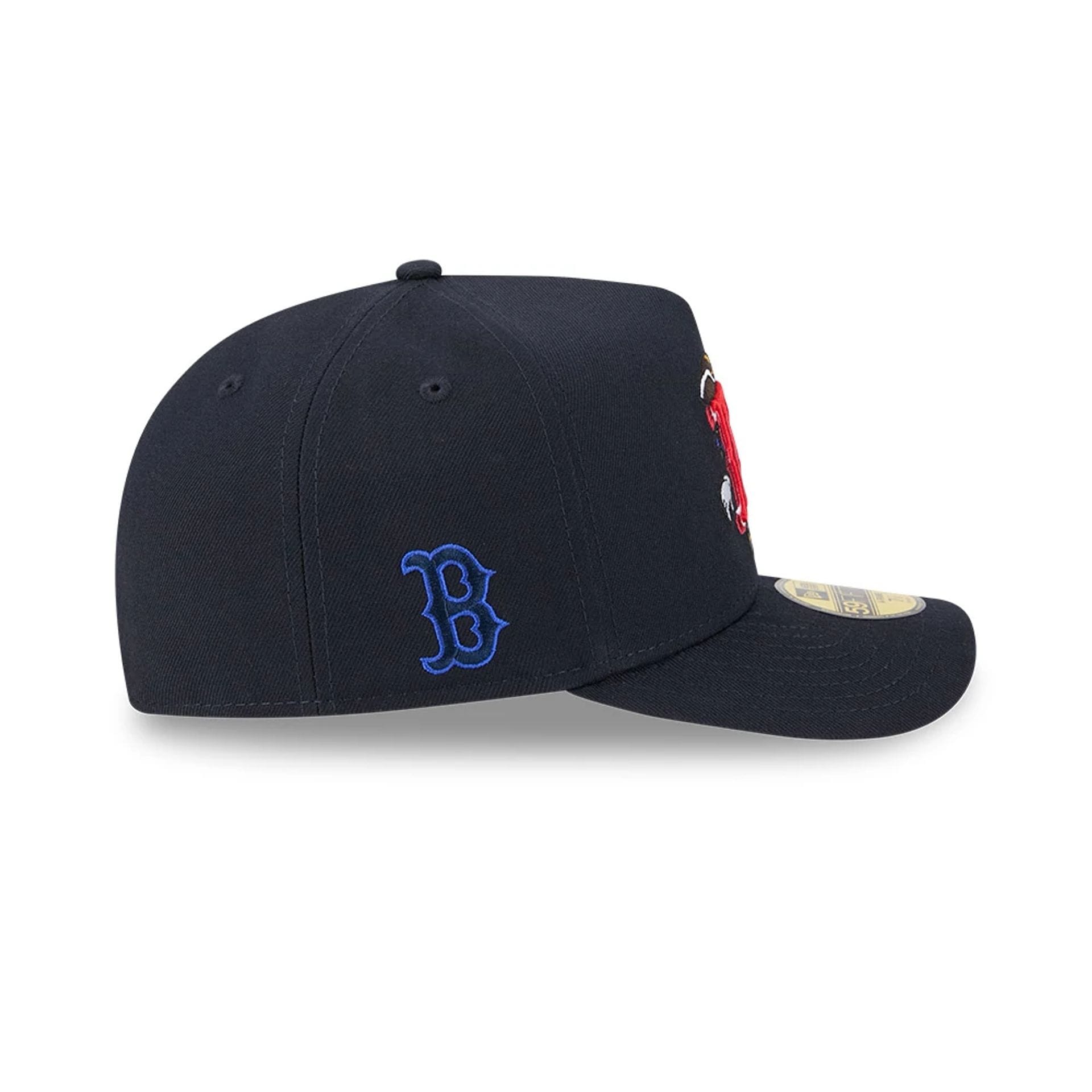 MLB Cartoon Boston Red Sox Navy 59FIFTY A-Frame Fitted Cap | NEC EU