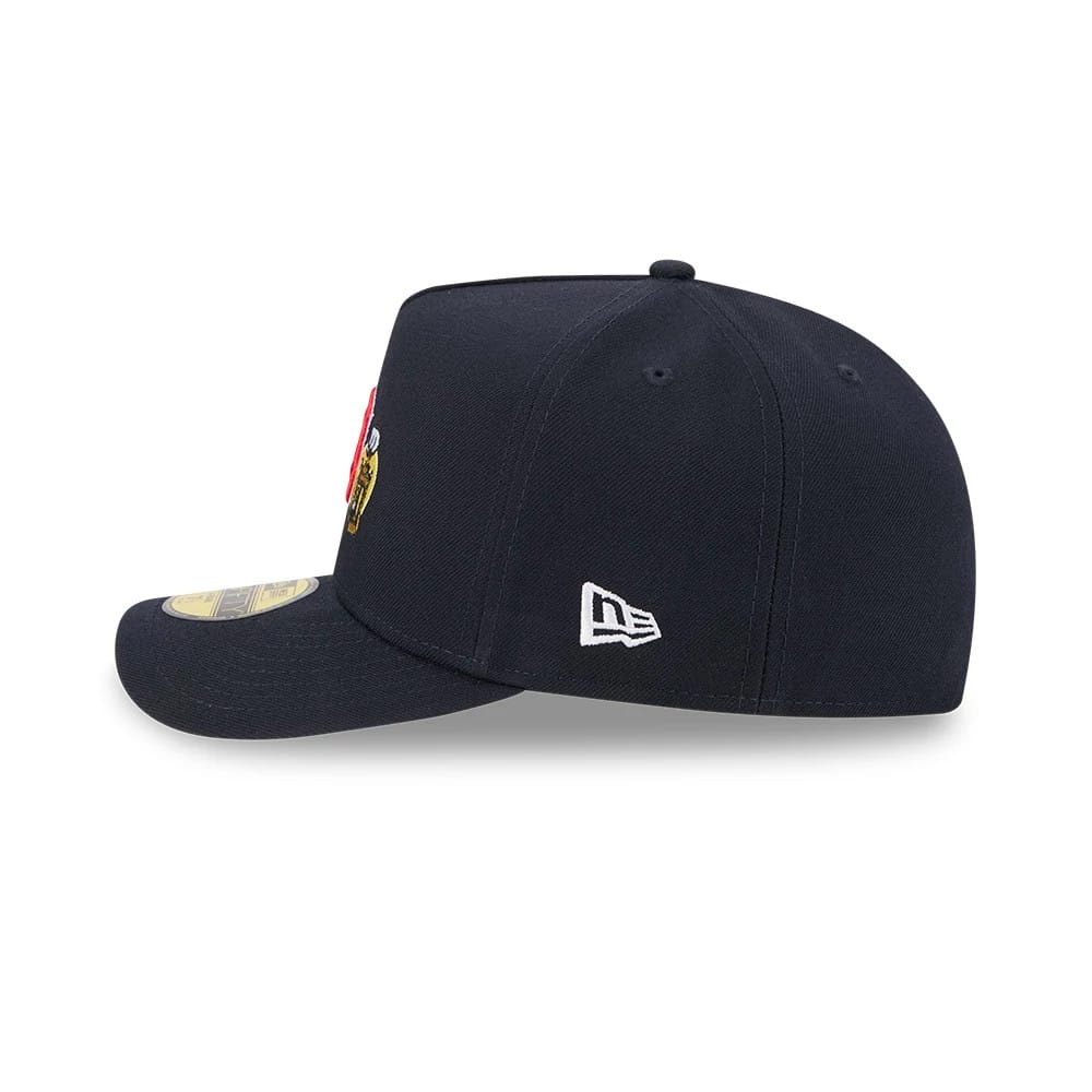 This is a Boston Red Sox MLB Cartoon Navy 59FIFTY A-Frame Fitted Cap 6
