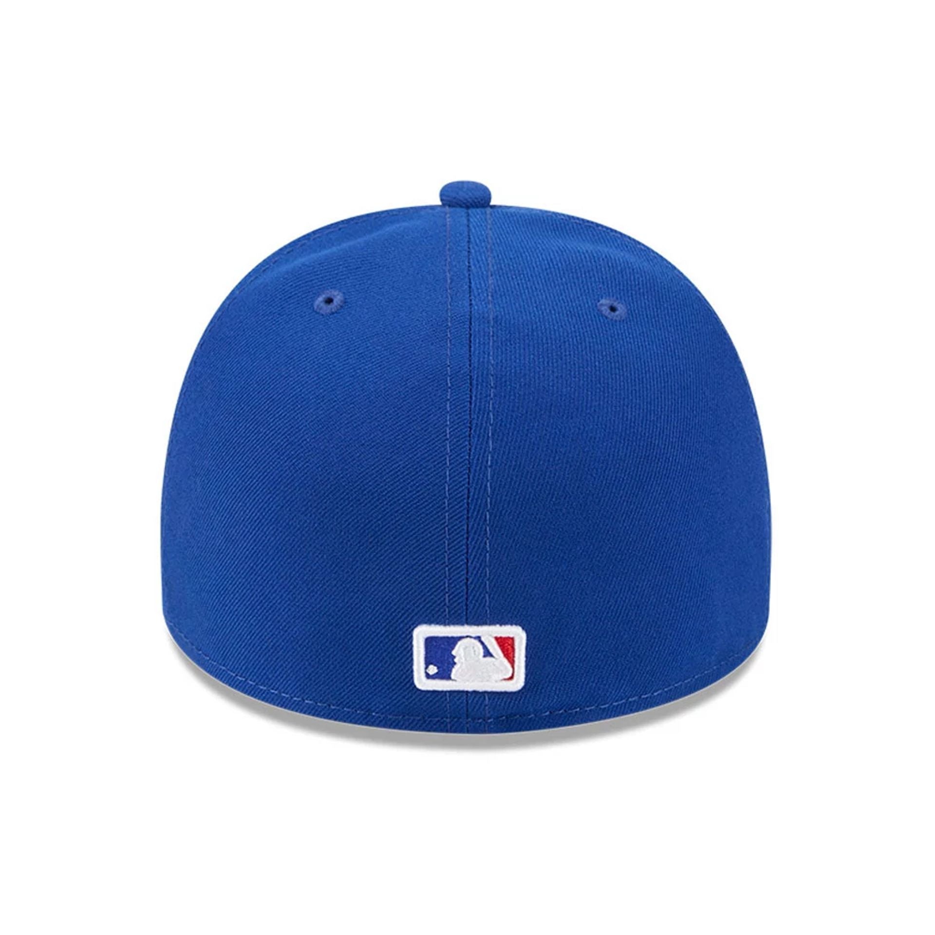 Pictured is this MLB Cartoon Chicago Cubs 59FIFTY A-Frame Fitted cap in blue. 7
