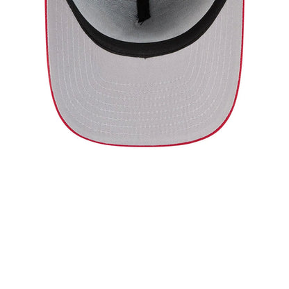 Pictured is this MLB Cartoon Atlanta Braves 59FIFTY A-Frame Fitted cap in navy. 2