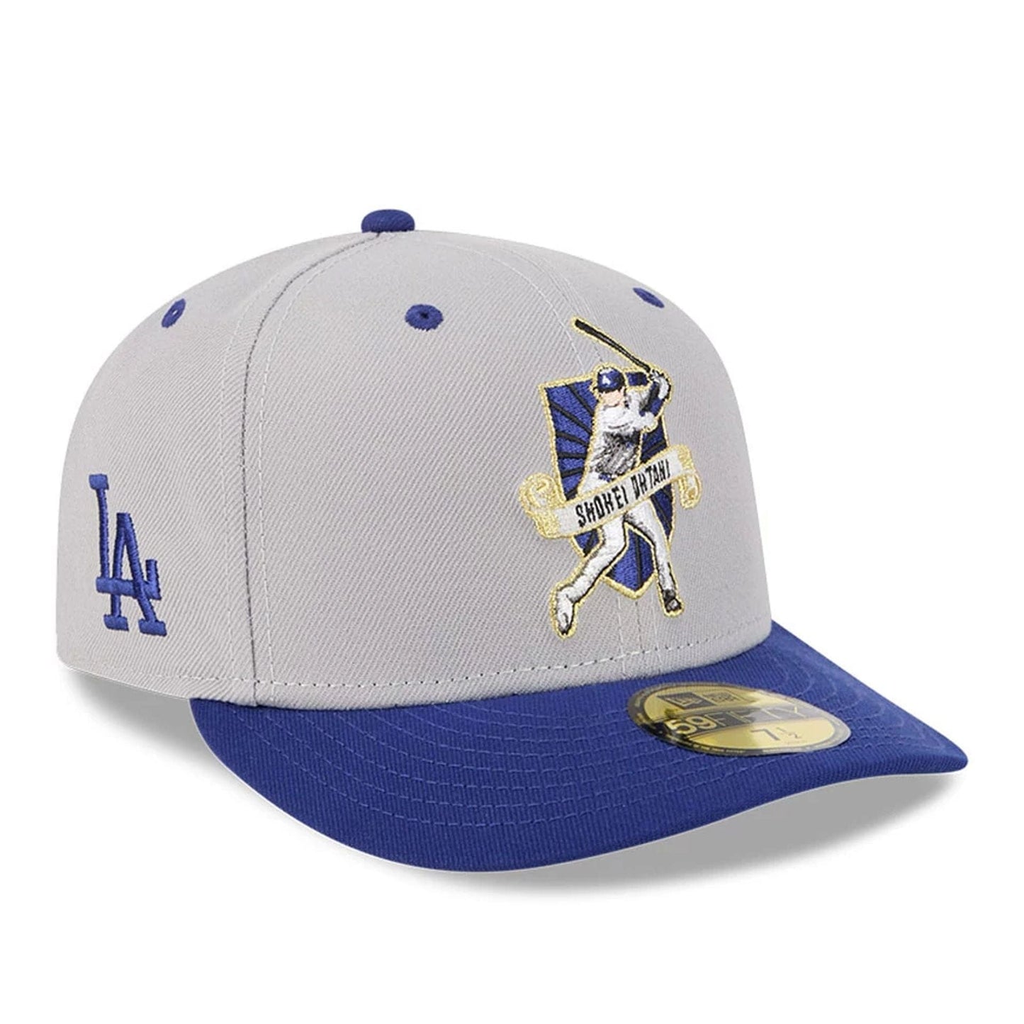 This is a LA Dodgers MLB Player Grey 59FIFTY Fitted Cap 1