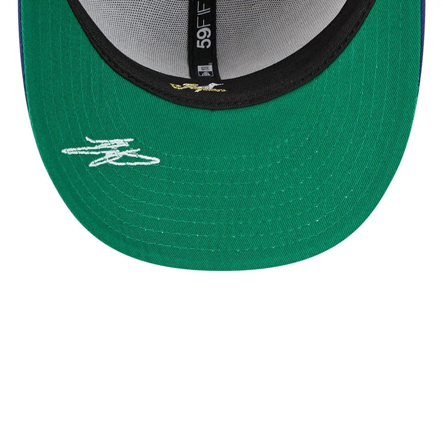 This is a LA Dodgers MLB Player Grey 59FIFTY Fitted Cap 2