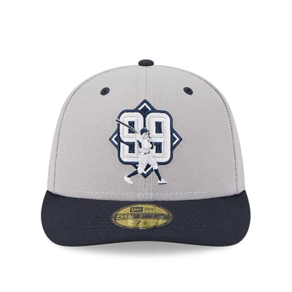 This is a New York Yankees MLB Player Grey 59FIFTY Fitted Cap 3