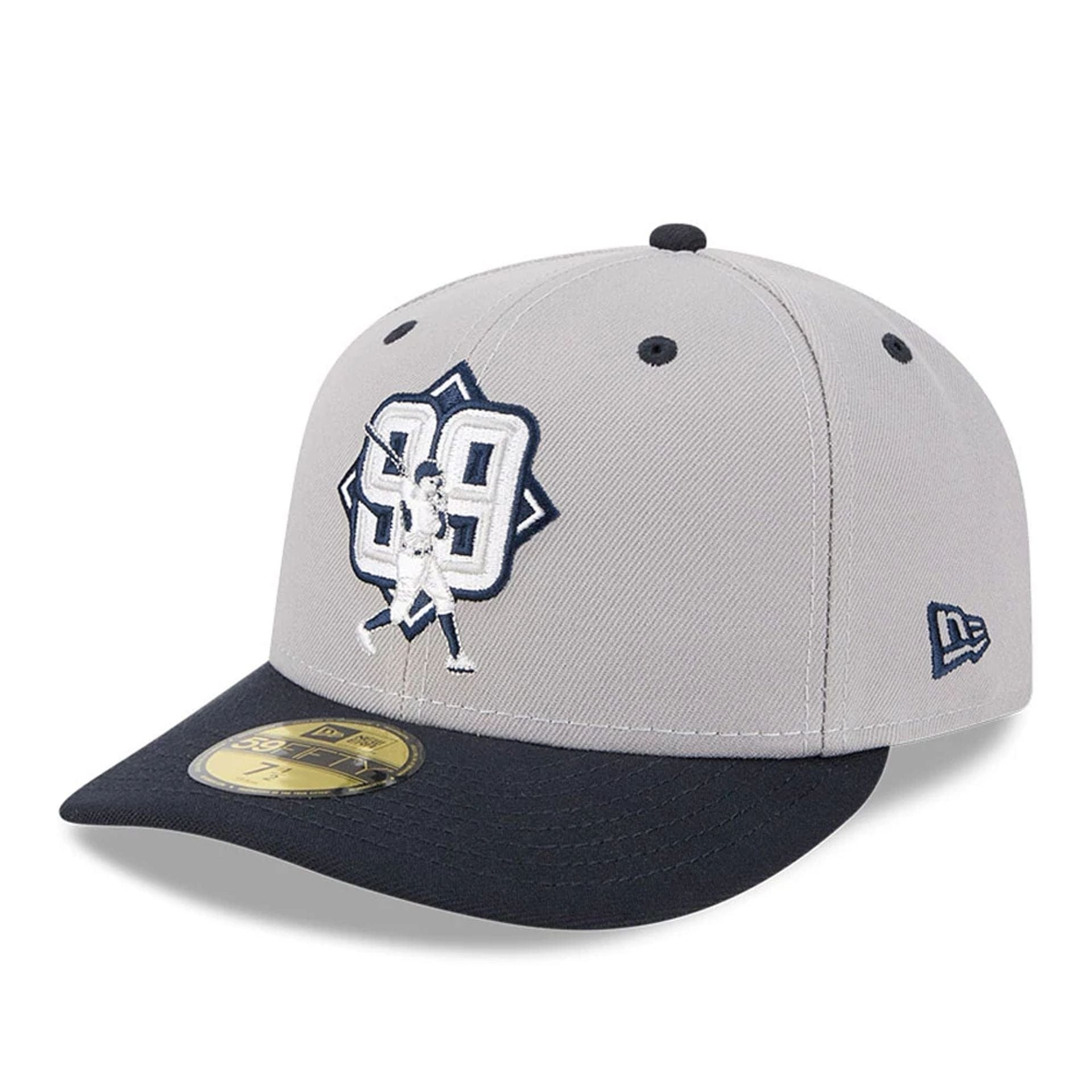 This is a New York Yankees MLB Player Grey 59FIFTY Fitted Cap 4