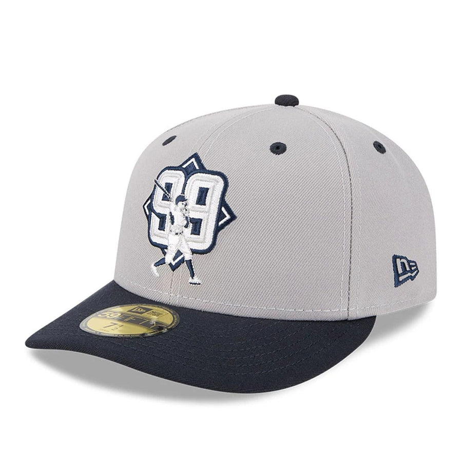 This is a New York Yankees MLB Player Grey 59FIFTY Fitted Cap 4