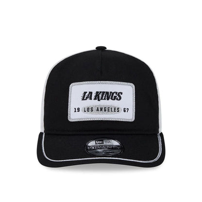 This is a LA Kings NHL Emblem Patch Black 19TWENTY Adjustable Cap 3
