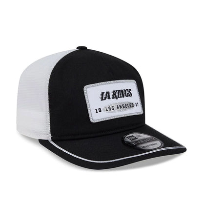 This is a LA Kings NHL Emblem Patch Black 19TWENTY Adjustable Cap 4