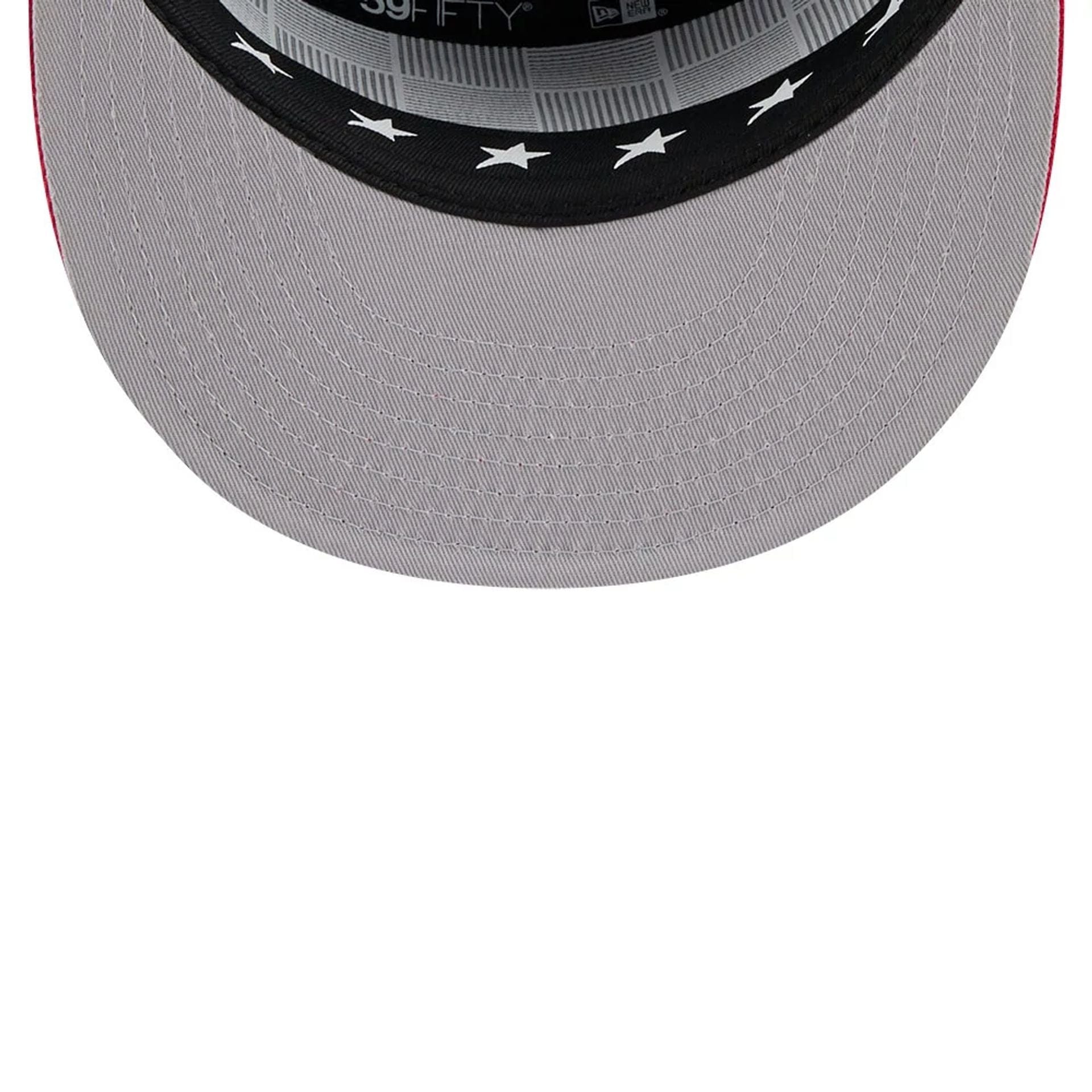 This is a Texas Rangers MLB 2025 All Star Game Dark Blue Split Panel 59FIFTY Fitted Cap 2