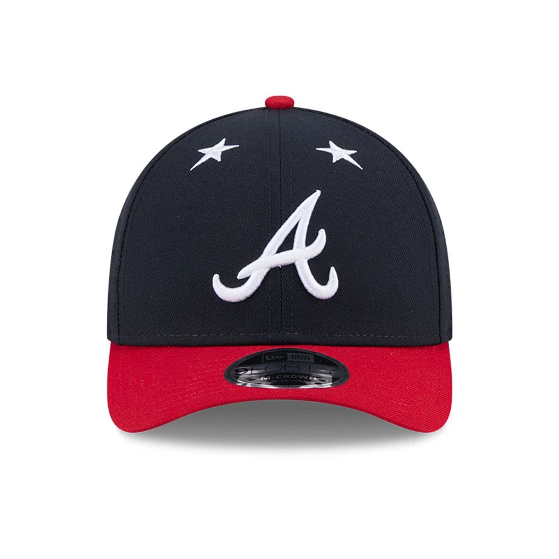 This is a Atlanta Braves MLB 2025 All Star Game Navy 9FORTY M-Crown Adjustable Cap 2