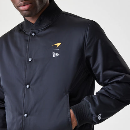 The Male model is wearing McLaren Racing McLaren Black Reversible Bomber Jacket  4
