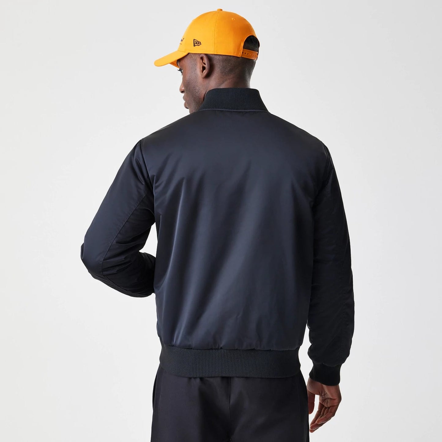 The Male model is wearing McLaren Racing McLaren Black Reversible Bomber Jacket 8