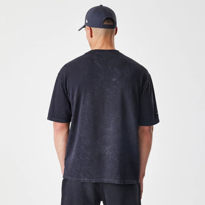 The Male model is wearing McLaren Racing Washed Black Oversized T-Shirt  2