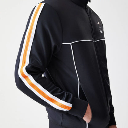 The Male model is wearing McLaren Racing Poly Black Track Jacket  6