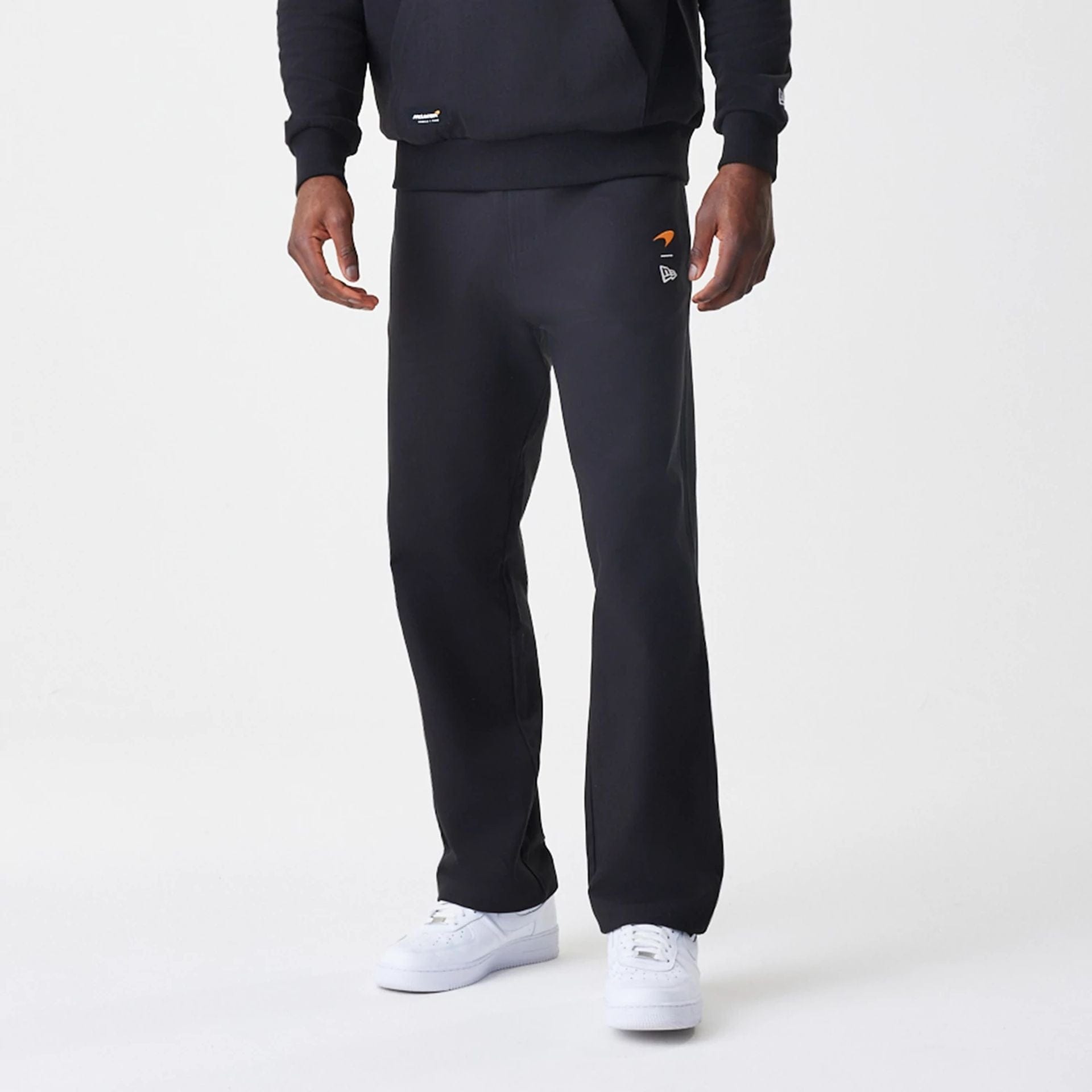 The Male model is wearing McLaren Racing Woven Black Joggers  6