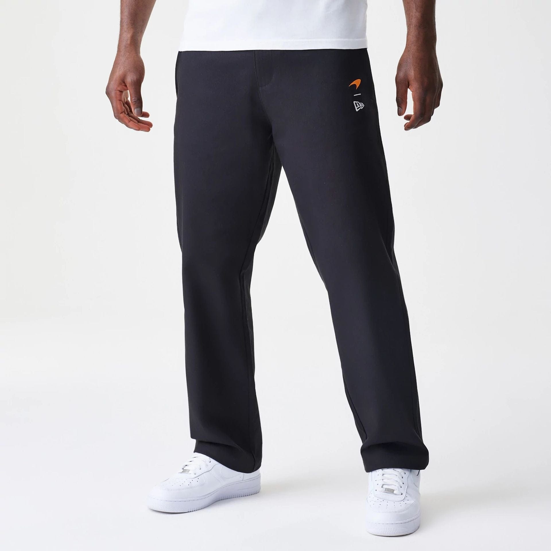 The Male model is wearing McLaren Racing Woven Black Joggers  8