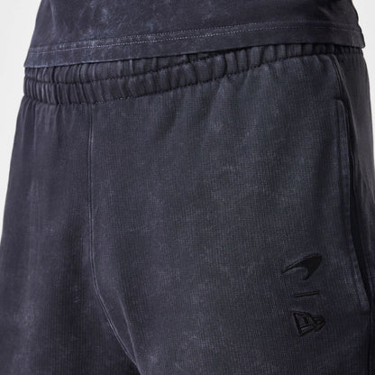 The Male model is wearing McLaren Racing Washed Black Shorts  5