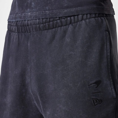 The Male model is wearing McLaren Racing Washed Black Shorts 5